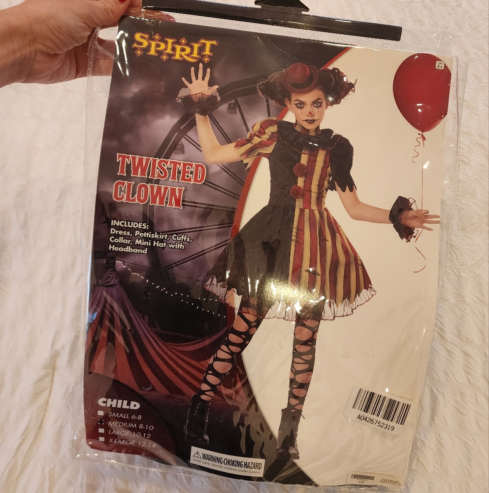 Spirit Black and Red Circus Performer Costume